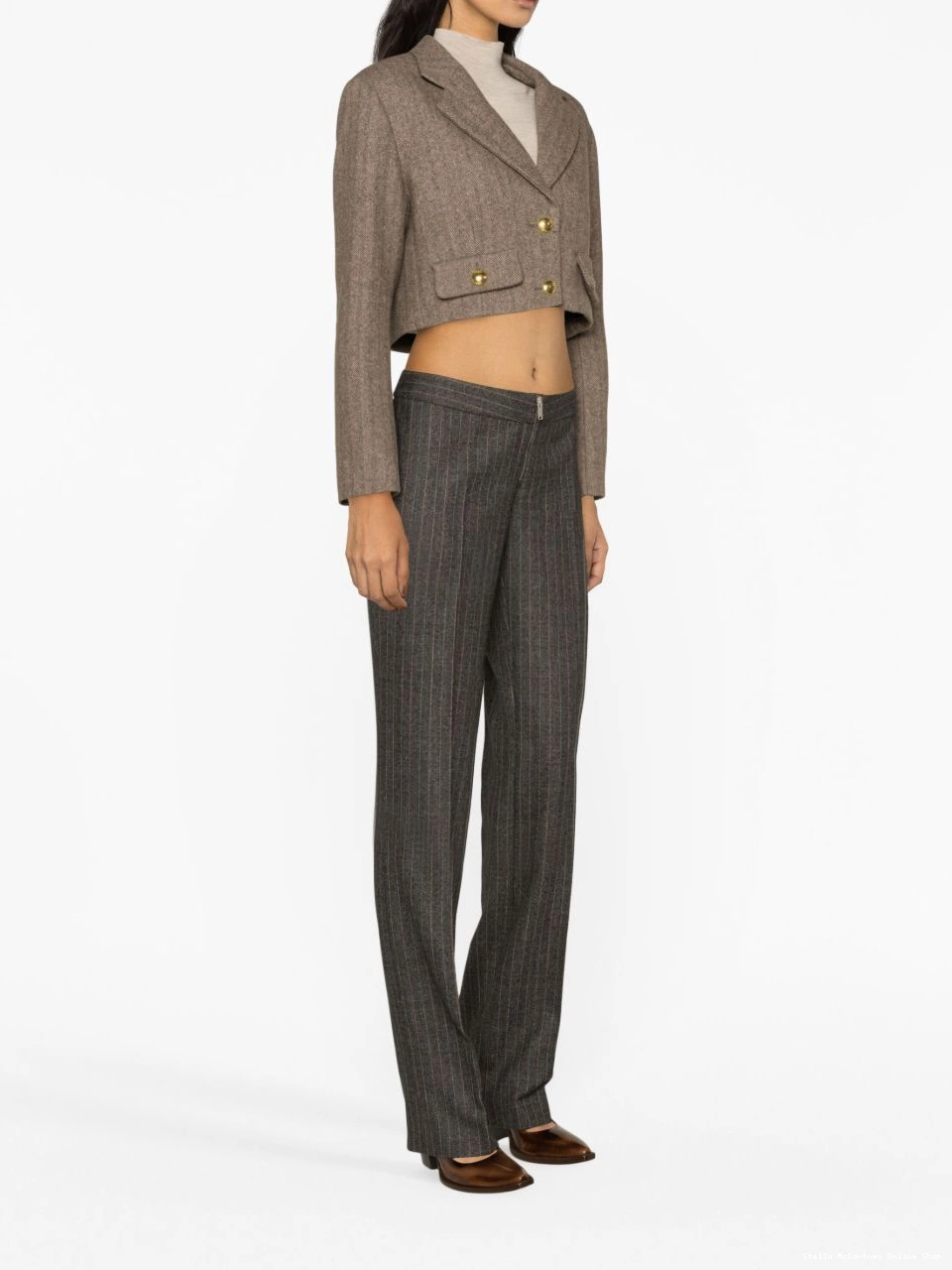 Cheap Stella trousers Women low-rise McCartney wool 0719